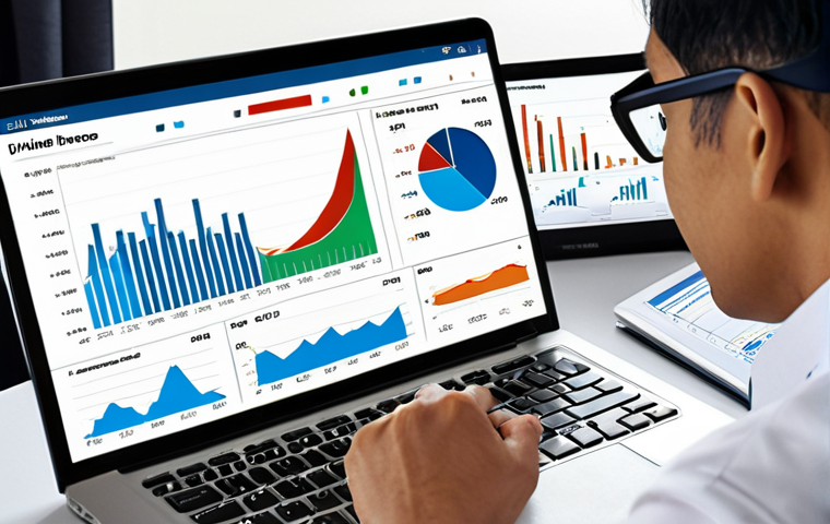 **

Malaysian investors analyzing company financial reports, looking at dividend yields and growth trends. Charts and graphs depicting consistent dividend payouts over several years. Focus on the concept of passive income.

**
